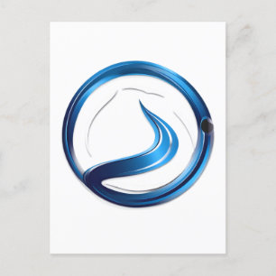 plumbing services logo postcard