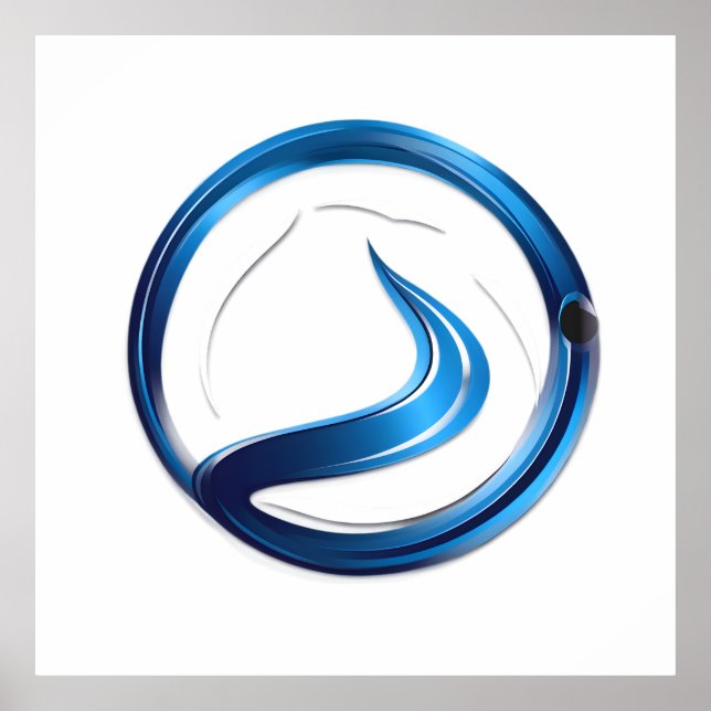 plumbing services logo poster (Front)