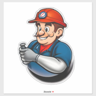 plumbing services logo sticker
