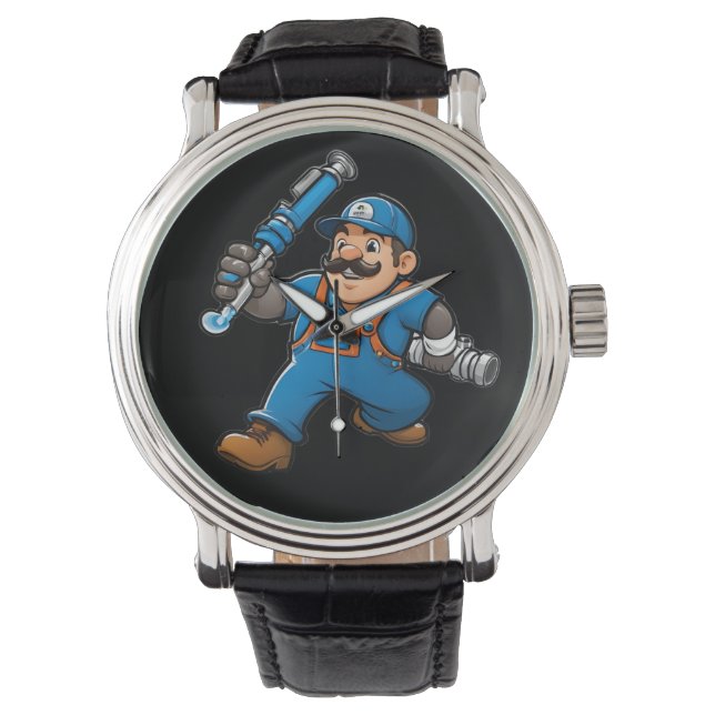 plumbing services logo watch (Front)