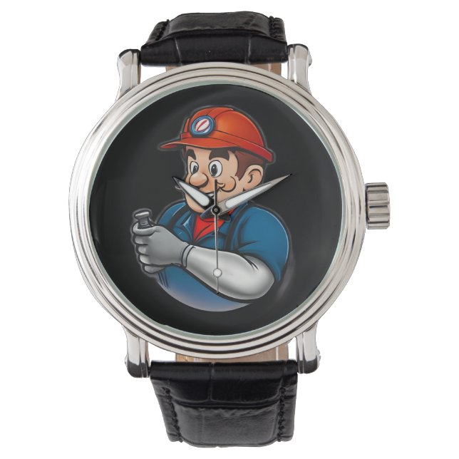 plumbing services logo watch (Front)