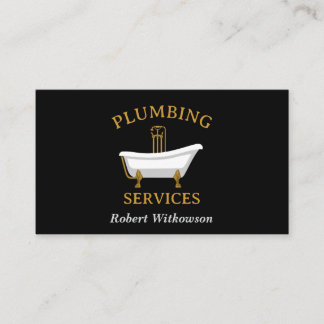 Plumbing Services Sanitary Business Card