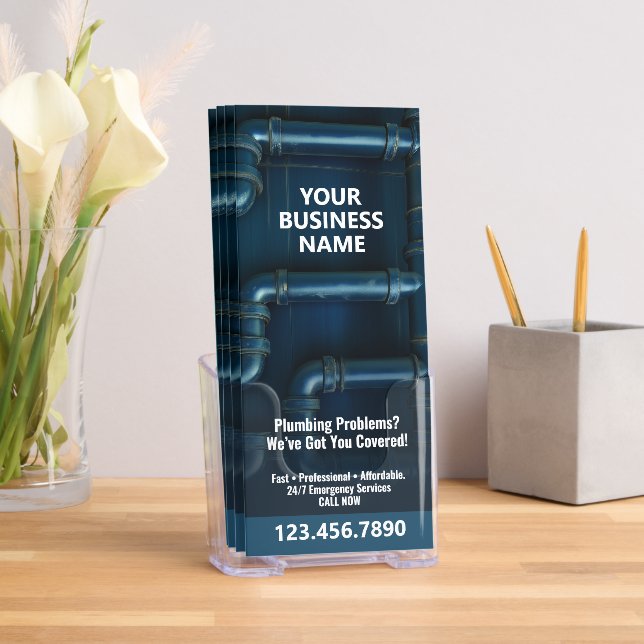 Plumbing Services - Small Business Plumber Modern Brochure (Insitu)