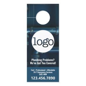 Plumbing Services - Small Business Plumber Modern Door Hanger