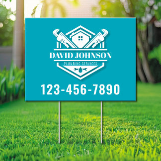 Plumbing Services Yard Sign