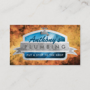 Plumbing Slogans Business Cards
