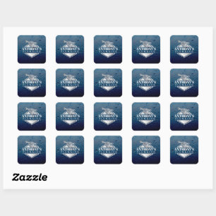 Plumbing Slogans Business Cards Square Sticker