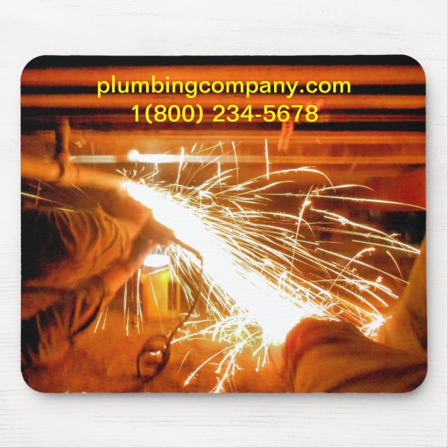 Plumbing Sparks Original Mouse Pad (Front)