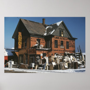 Plumbing Store, 1940s Poster