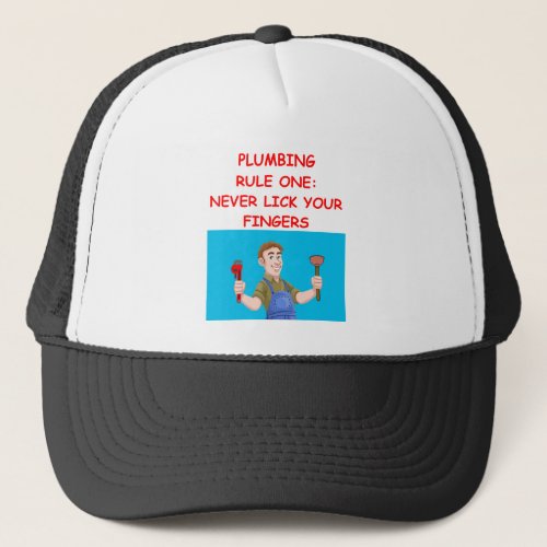 PLUMBING TRUCKER HAT