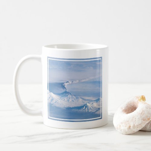 Plume Emanating From Kliuchevskoi Volcano Coffee Mug