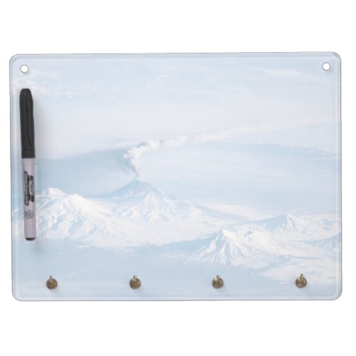 Plume Emanating From Kliuchevskoi Volcano Dry Erase Board With Keychain Holder