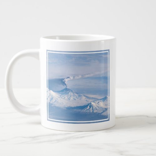 Plume Emanating From Kliuchevskoi Volcano Giant Coffee Mug