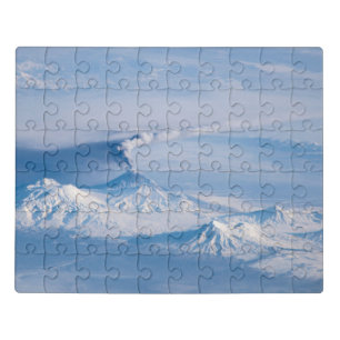 Plume Emanating From Kliuchevskoi Volcano. Jigsaw Puzzle