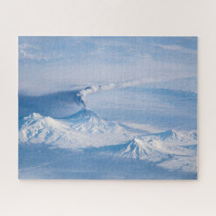 Plume Emanating From Kliuchevskoi Volcano. Jigsaw Puzzle