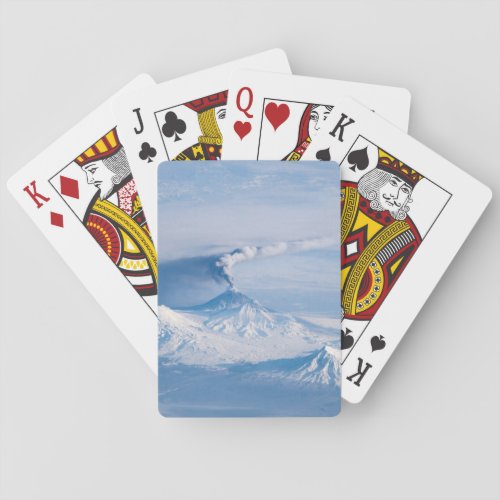 Plume Emanating From Kliuchevskoi Volcano Playing Cards