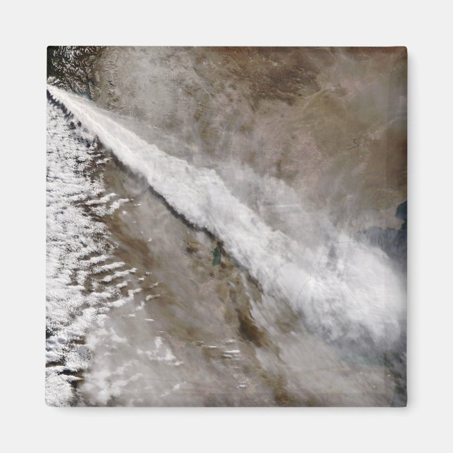 Plume from eruption of Chaiten volcano, Chile Magnet (Front)