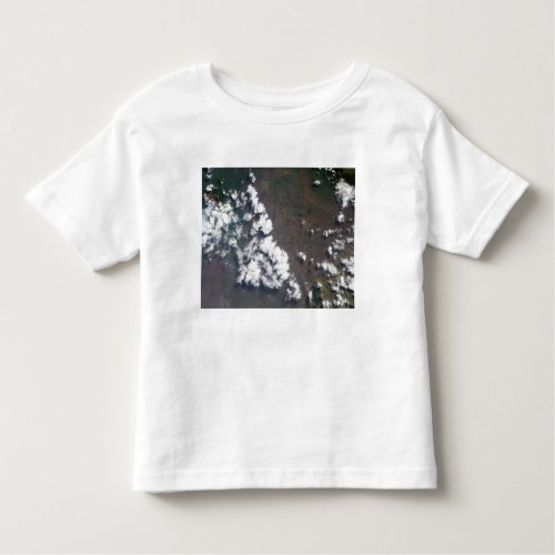 Plume rises from Nyiragongo Volcano in the DRC Toddler T_shirt