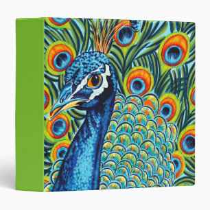 Plumed Peacock I Binder