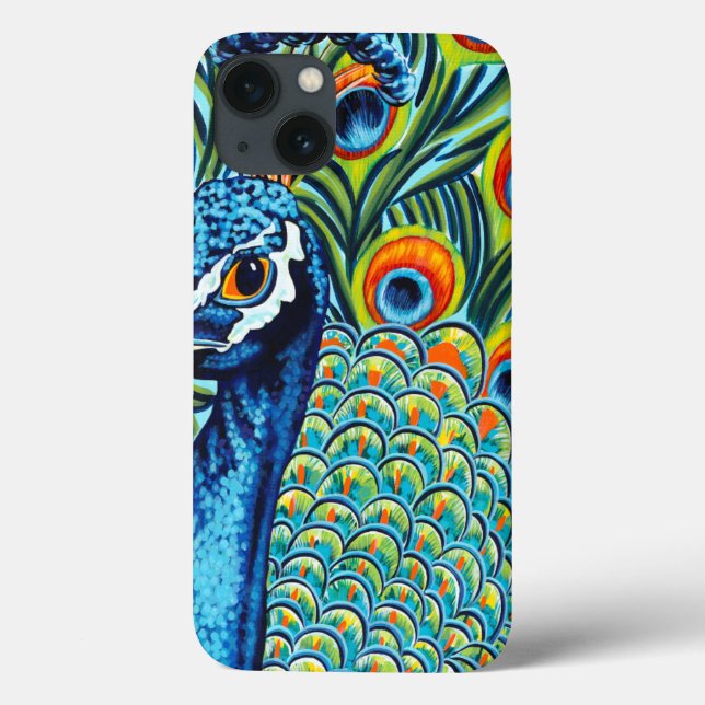 Plumed Peacock I Case-Mate iPhone Case (Back)