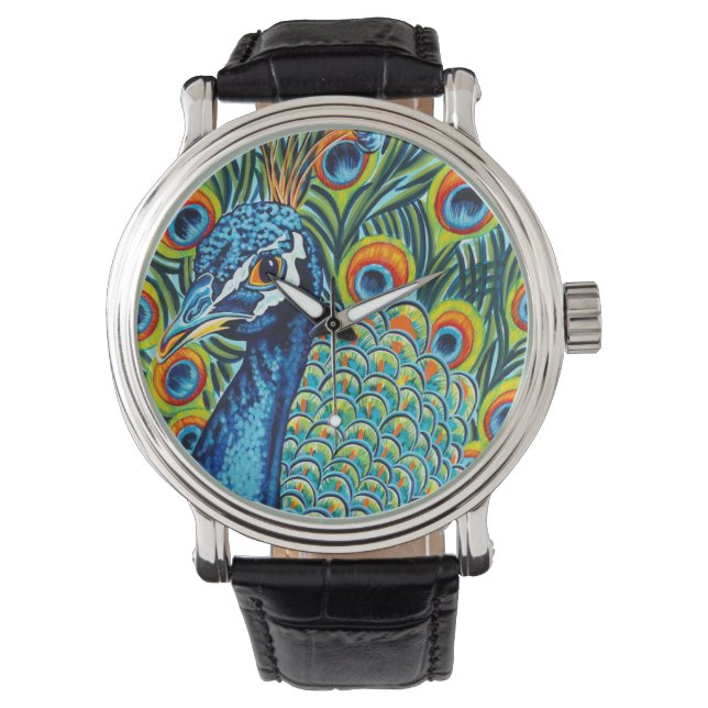 Plumed Peacock I Watch (Front)