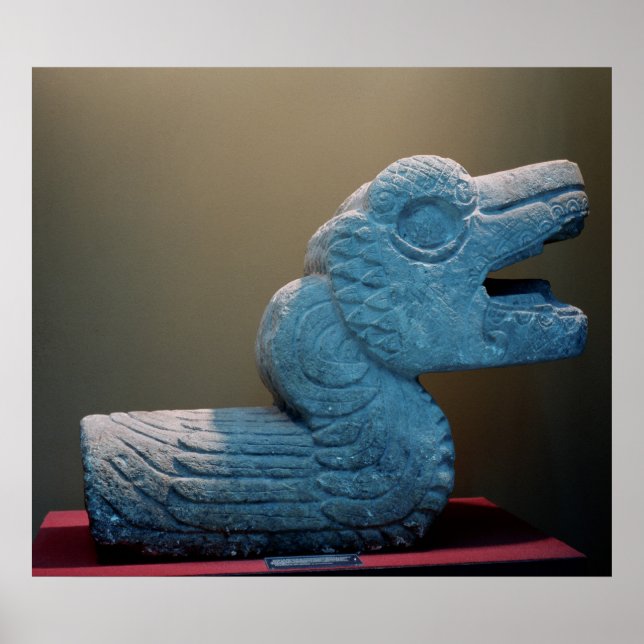 Plumed Serpent, 800-900 AD Poster (Front)