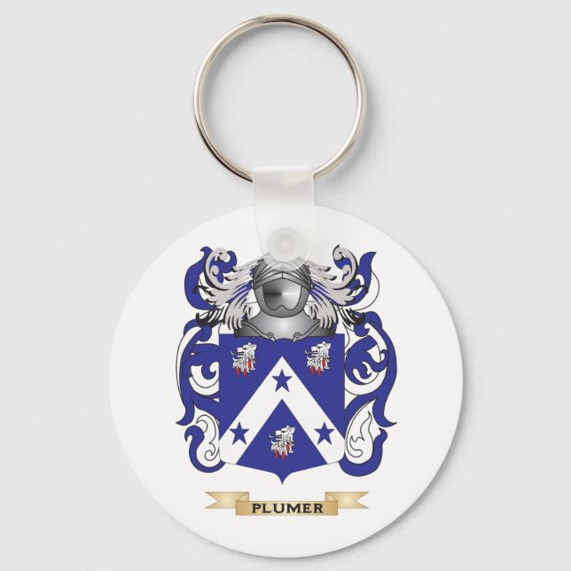 Plumer Coat of Arms (Family Crest) Keychain (Front)