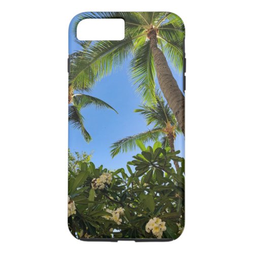 Plumeria and Coconut Palms iPhone 8 Plus7 Plus Case