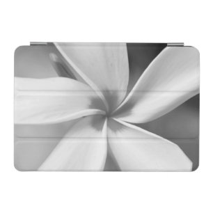 Plumeria - Black and White Macro Portrait iPad Mini Cover
