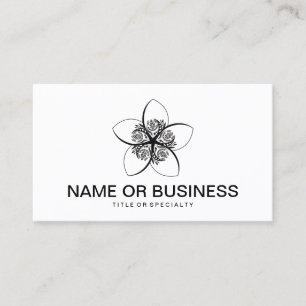 plumeria business card