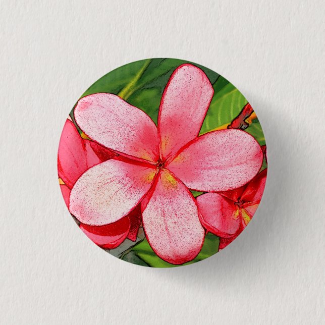 plumeria button (Front)