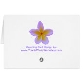 Plumeria Cards (Back Horizontal)