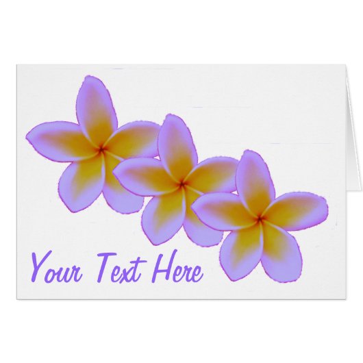 Plumeria Cards (Front Horizontal)