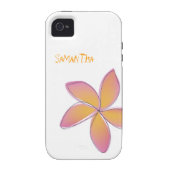 Plumeria Case-Mate iPhone Case (Back)