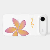 Plumeria Case-Mate iPhone Case (Back (Horizontal))
