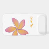 Plumeria Case-Mate iPhone Case (Back (Horizontal))