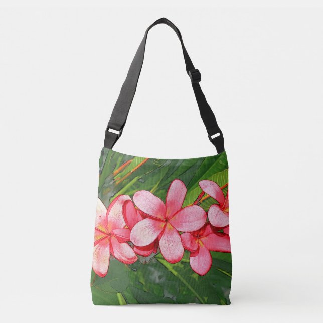 Plumeria Crossbody Bag (Front)