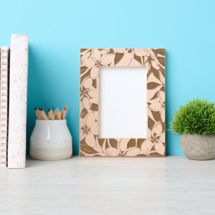 Plumeria Engraved Frames