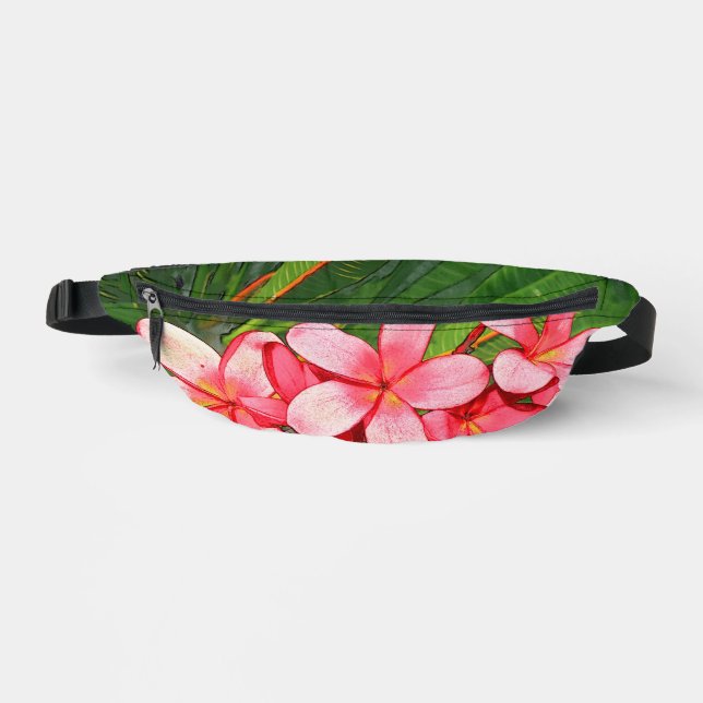 plumeria fanny pack (Front)