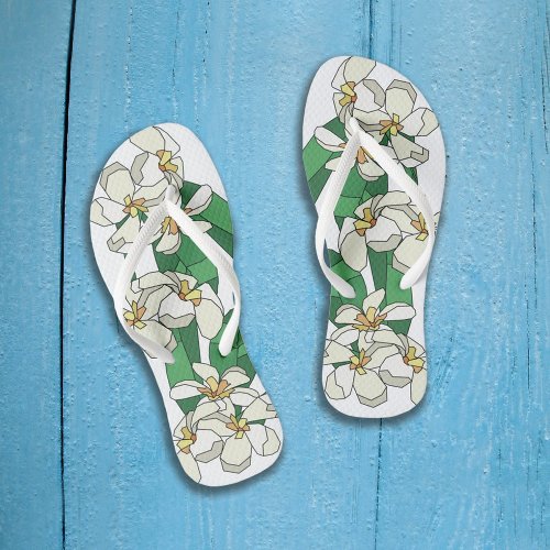 Plumeria Flip Flops