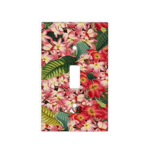 Plumeria Floral Flower Tropical Light Switch Cover