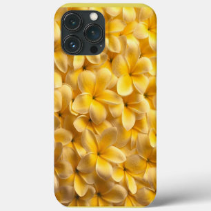 Plumeria Flower Yellow iPhone 13 Pro Max Case