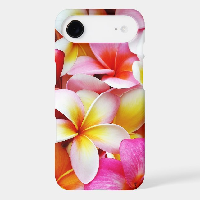 Plumeria Flowers Hawaiian Frangipani Floral Case-Mate iPhone Case (Back)