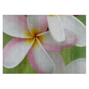 Plumeria Flowers Hawaiian Frangipani Floral Flower Cutting Board