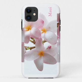 Plumeria Flowers Maui Hawaii iPhone 11 Case