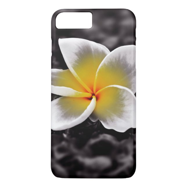 Plumeria Frangipani Hawaii Flower Case-Mate iPhone Case (Back)