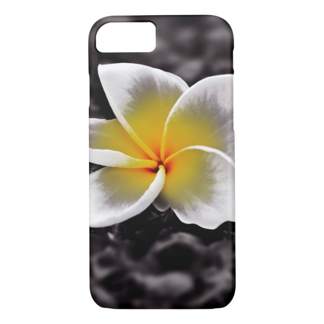 Plumeria Frangipani Hawaii Flower Case-Mate iPhone Case (Back)