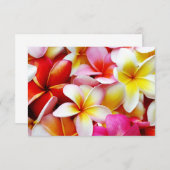 Plumeria Frangipani Hawaii Flower Customized (Front/Back)