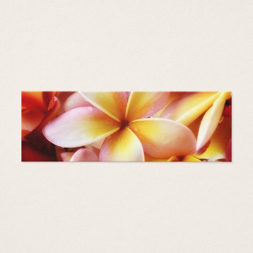 Plumeria Frangipani Hawaii Flower Customized Blank Business Card