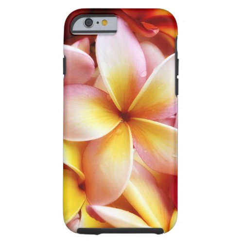 Plumeria Frangipani Hawaii Flower Customized Blank Tough iPhone 6 Case